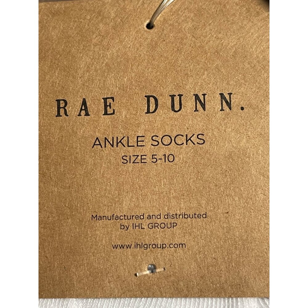 Rae Dunn Drink Up Witches T-Shirt With Ankle Socks Womens L Black & White - Picture 6 of 10